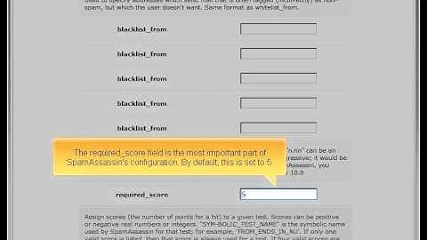 Using SpamAssassin w/o Voice