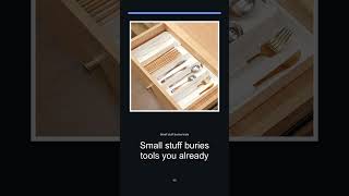 Junk drawer mess zones that stay readable