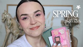 All Of My Spring Eyeshadow Palettes + Spring Eye Look Tutorial