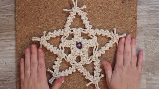 DIY Macrame Star Tutorial | RINGLESS STAR