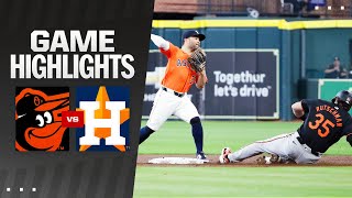 Orioles vs. Astros Game Highlights (6/21/24) | MLB Highlights
