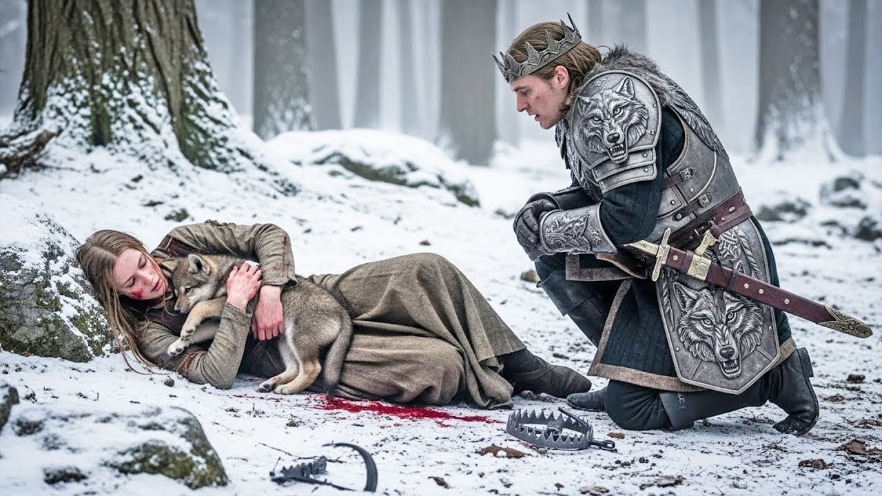 Ela Usou Sua Última Força Para Salvar um Filhote de Lobo — O Rei Alfa a Encontrou Sangrando