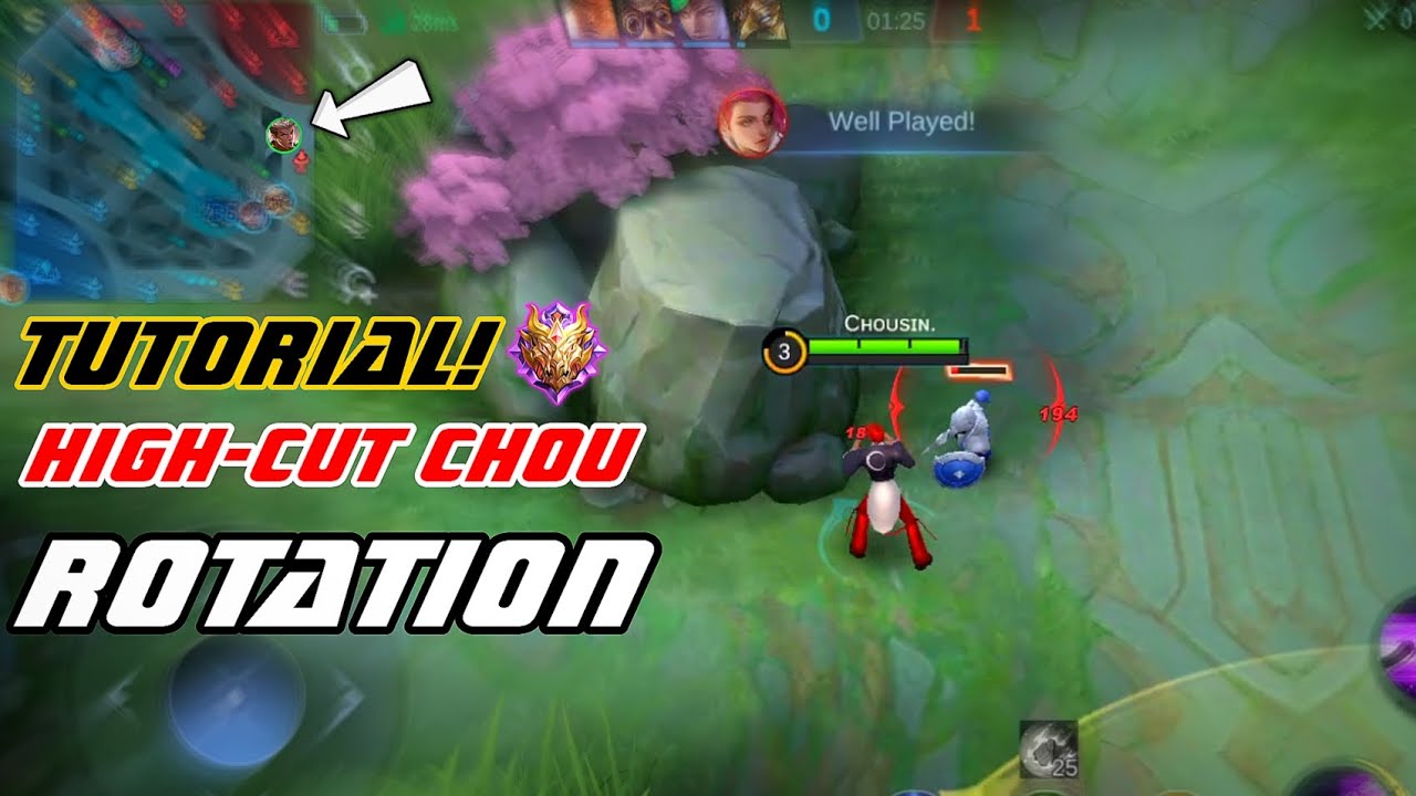 TUTORIAL FOR HIGH-CUT CHOU ROTATION