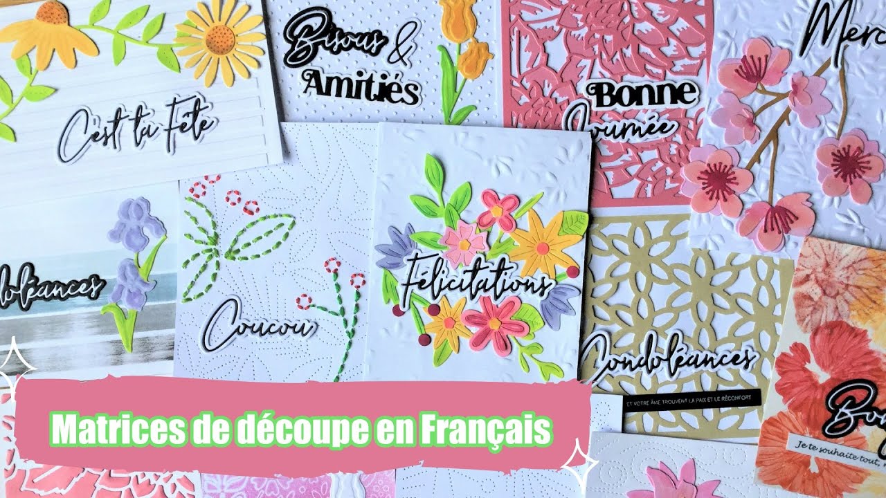Matrices De Découpe En Métal - 26 Motifs Fleurs Et Feuilles Pour Scrapbooking