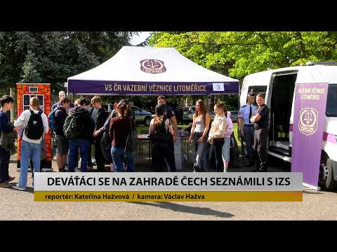 Deváťáci se na Zahradě Čech seznámili s IZS