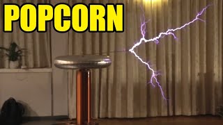 Popcorn Played on Medium Tesla Coil - Kaizer DRSSTC I