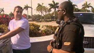 Cops Tv show Broward county Florida. Traffic stop and marijuana arrest. (2008).