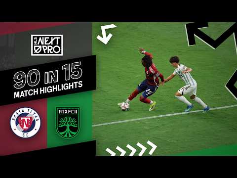 90 in 15: North Texas SC vs. Austin FC II | August 19, 2026