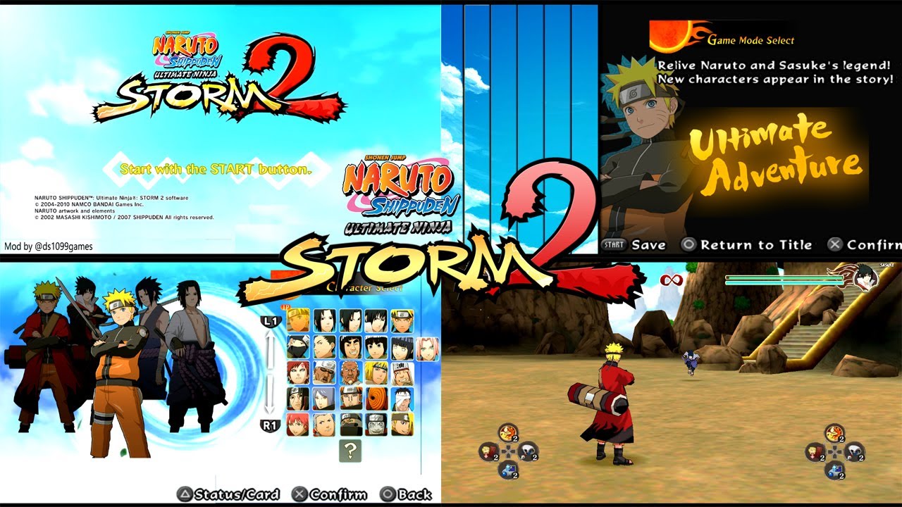 Agora DUBLADO! Naruto Shippuden Ultimate Ninja IMPACT 2 (Mod) Remasterizado  ▷ Para CELULAR/PPSSPP 