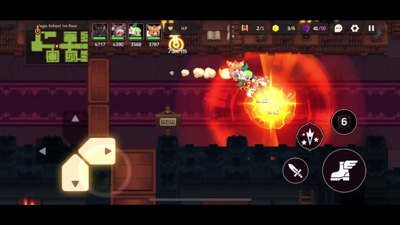 World 31 Magic School 1st Floor (3 Stars) Guardian Tales YouTube