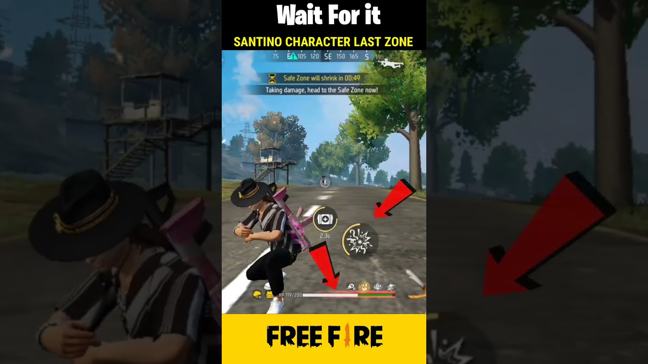 Santino Character Last zone Ability Test Don't Miss End 