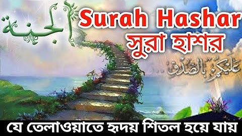Surah Al Hashr | সূরা হাশর (سورة الحشر) Amazing Quran Tilawat ! By Abdullah Jaber @hmabdullahjaber