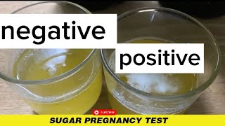 Sugar Pregnancy Test -How To Test For Pregnancy Using Sugar