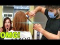 ASMR HAIRCUT Extreme Haircut - Haircut long to short - HOW TO CUT THE BANGS? GHOST HAIRCUT