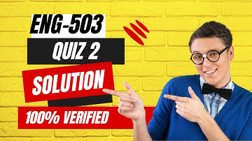 ENG503 QUIZ 2 SOLUTION 2023 || ENG503 QUIZ 2 SOLUTION SPRING 2023
