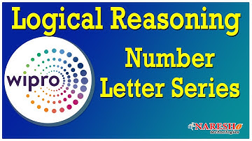 Logical Reasoning | Number Series & Letter Series | Wipro NLTH-2020 | Session-9 | Mr. Hari Krishna
