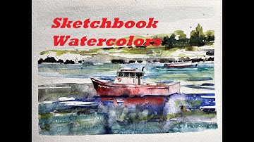WATERCOLOR IN 5 - Sketchbook Watercolor Paintings with Chris Petri