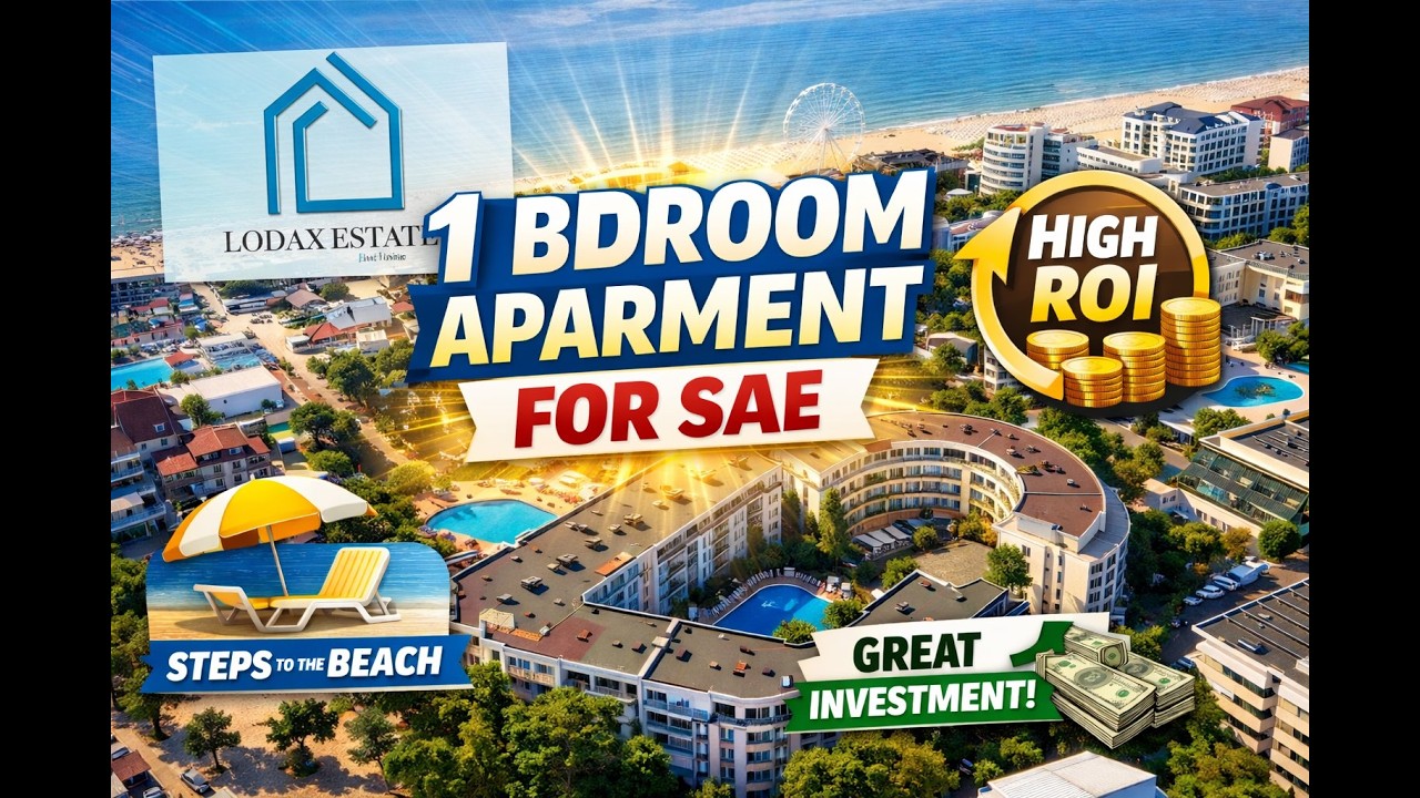 High ROI apartment for Airbnb, Sunny Beach, Bulgaria