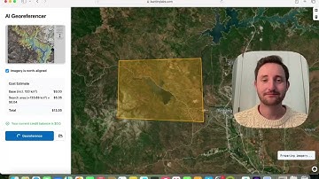 Georeferencing an aerial map using AI (+ validating GCPs for QGIS)