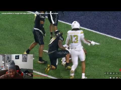 Colorado Buffaloes vs. Georgia Tech Yellow Jackets | Game Highlights | College Football - REACTION