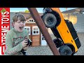 Huge RC Crawler Course in our Backyard! Brother Vs Brother Challenge!