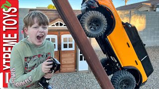 Huge RC Crawler Course in our Backyard! Brother Vs Brother Challenge!