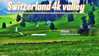Switzerland valley | Swizerland 4k village valley
