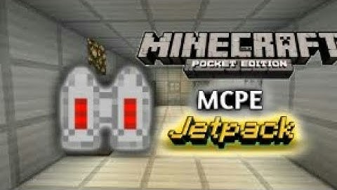 ✔MCPE How to make Jetpack using command block