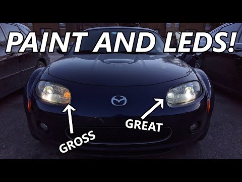 CHEAP fix for PAINT DAMAGE? And LEDs in the MX5!
