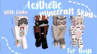 Aesthetic Minecraft Skins for Boys|Links in the description ❤︎ screenshot 4
