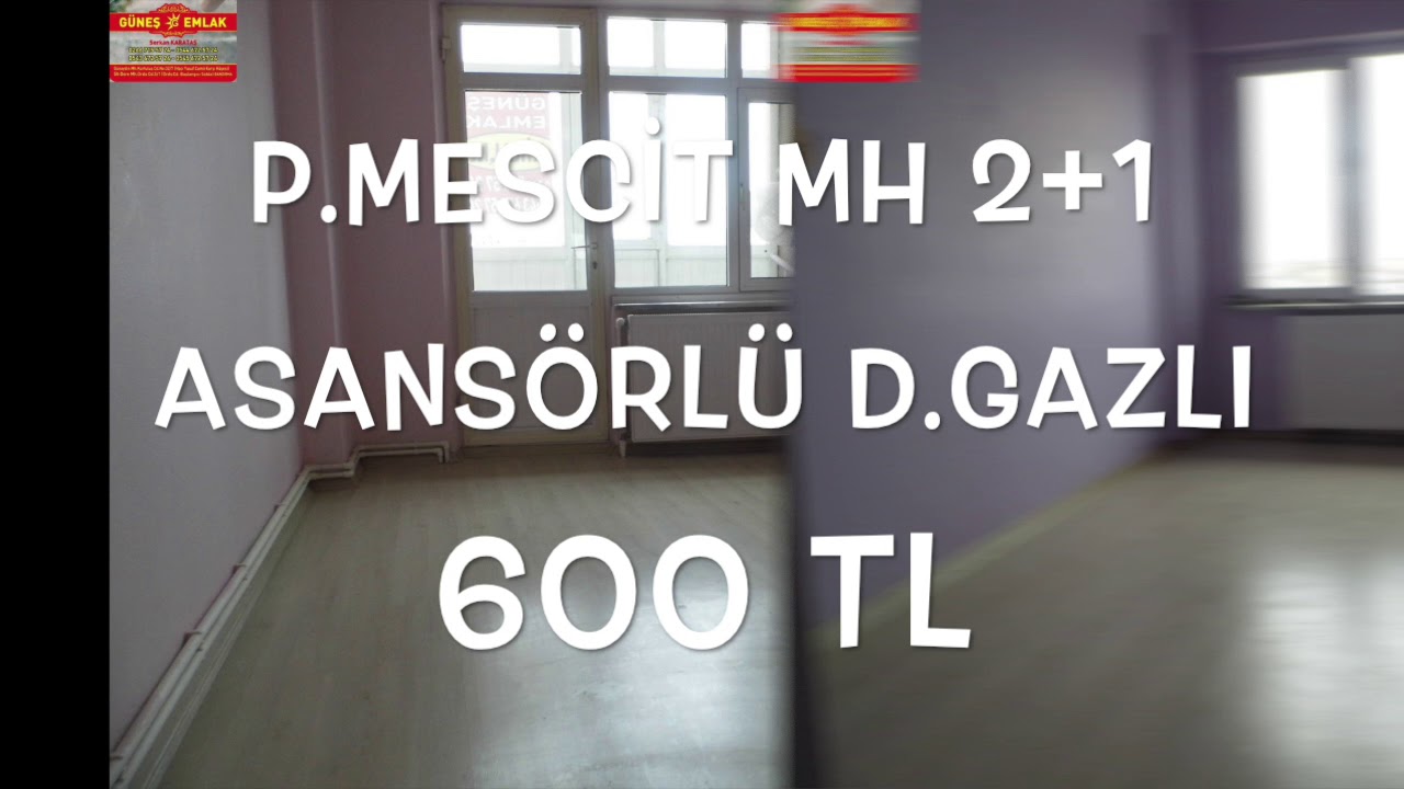 BANDIRMA GÜNEŞ EMLAKTAN KİRALIK DAİRE YouTube