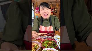 #土豆炖茄子#鱿鱼炒辣椒#芹菜炒粉条#东北蘸酱菜 #普通的饭菜都是家的味道