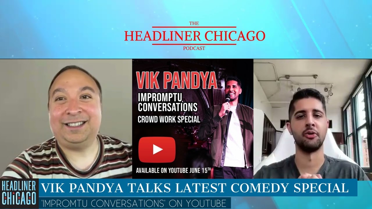 Chicago comic Vik Pandya comedy special Impromtu Conversations interview - stand up set on YouTube
