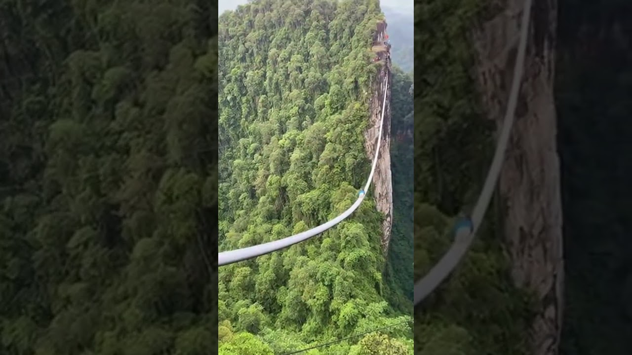 Cliff Slide Adventure 😱 | Insane Cliff Jump Gone Wild 🏔️💥