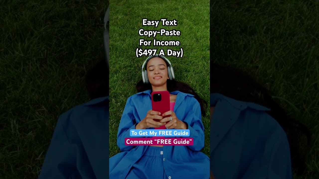 Easy Text Copy-Paste For Income ($497 a Day!) 