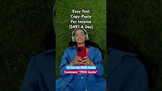 Famous Easy Text Copy-Paste For Income ($497 a Day!) #howtomakemoneyonline #shorts Profile