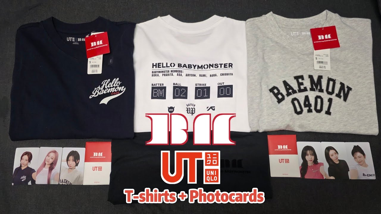 Unboxing] BABYMONSTER x UNIQLO UT T-Shirt Collection (with