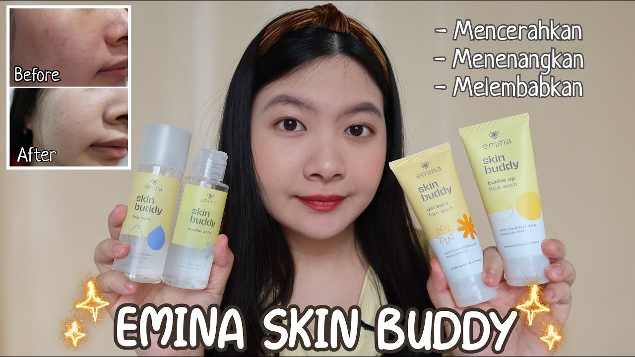 Review Emina Skin Buddy Skincare Series💦 Ester Wijaya YouTube