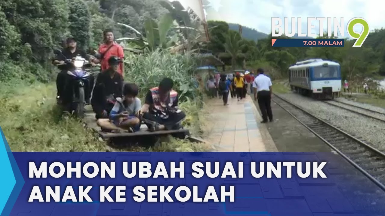 Penduduk Rayu Ubah Jadual Tren Pedalaman Ikut Waktu Sekolah (B9)
