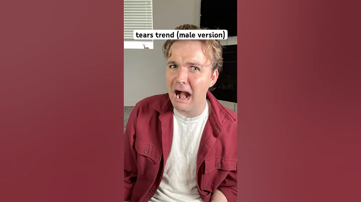 attempting the tears trend (male version) #sabrinacarpenter #tearstrend