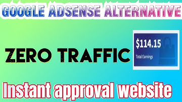 Google Adsense Alternative || zero Traffic approval || best ad network || High CPC, CPM