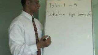 Maori Language Lessons - toko-number people