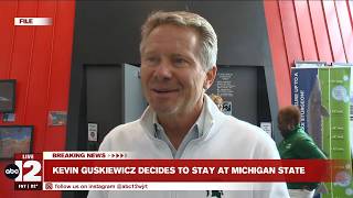 MSU president Kevin Guskiewicz reverses course, stays in East Lansing