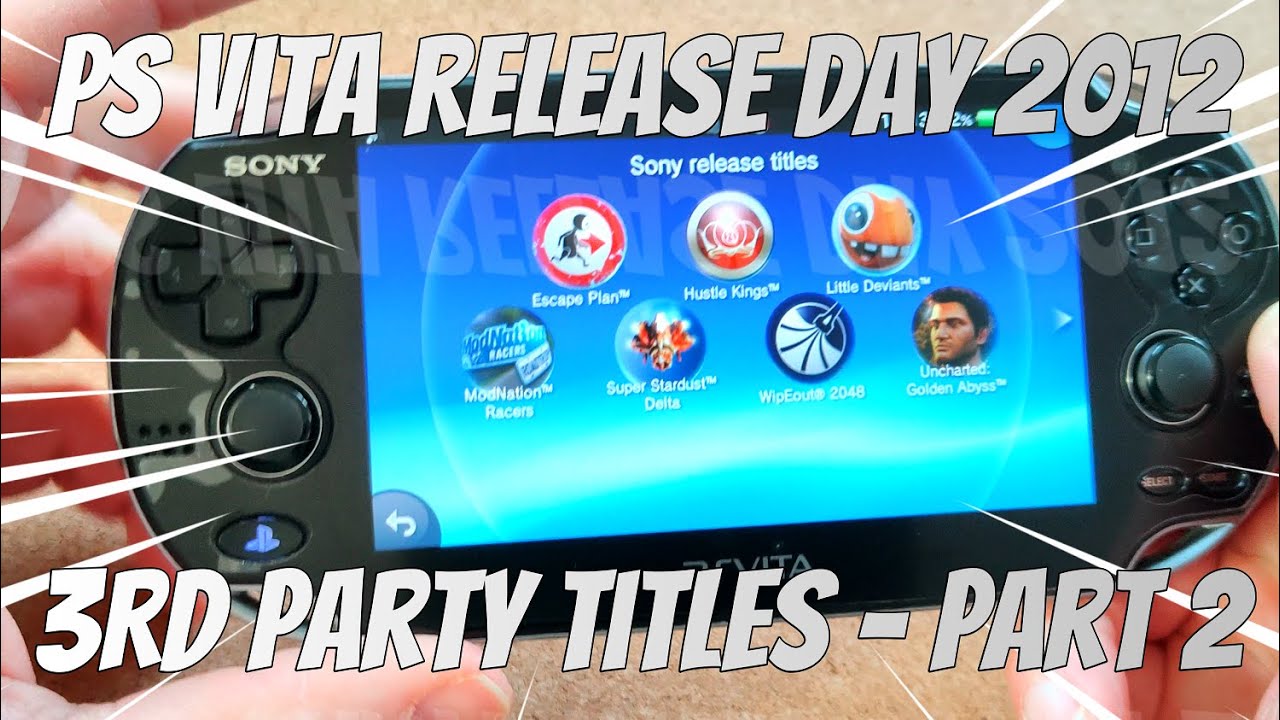 PS Vita Release titles Part 2 3rd Party Publishers YouTube