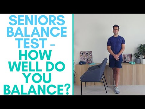 Beginner Balance Exercises For Seniors (Dynamic), Balance Exercise For  Seniors