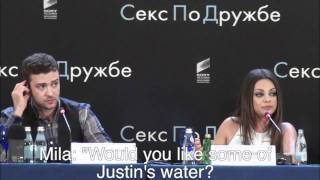 Russian reporter propositions Justin Timberlake on camera!