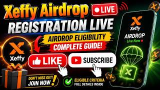 Xeffy Airdrop Big update,Xeffy Rigister for Airdrop,,