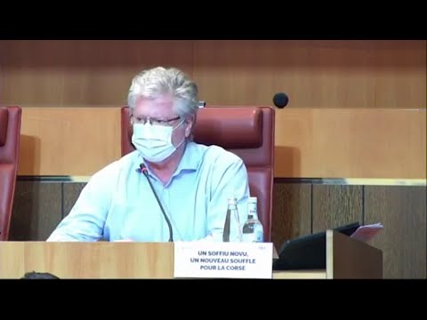 Image du reportage Actualisation du PPI Infrastructures routières - Question orale posée par Georges MELA (Groupe "Un Soffiu Novu" à l'Assemblée de Corse.)