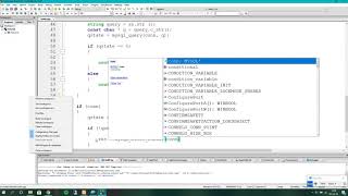 C++ Database connection  2 Printing data from the database
