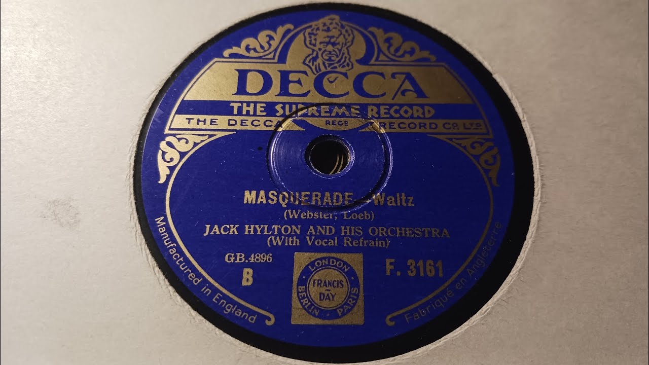 "Masquerade" by Jack Hylton and His Orchestra 1932 (As Featured In The Film "The Shining") "Masquerade" by Jack Hylton and His Orchestra 1932 (As Featured In The Film "The Shining")